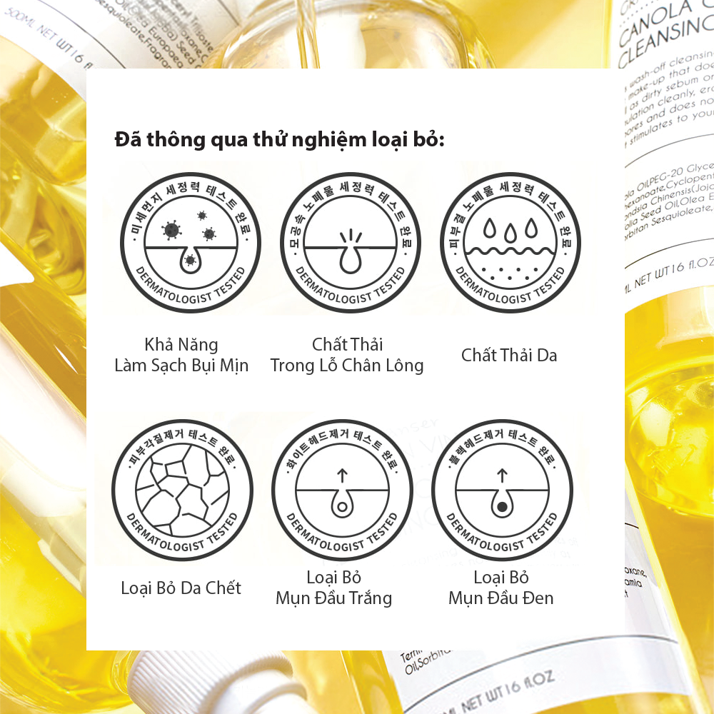 Dầu Tẩy Trang Hoa Cải GRAYMELIN Vintage Canola Crazy Cleansing Oil