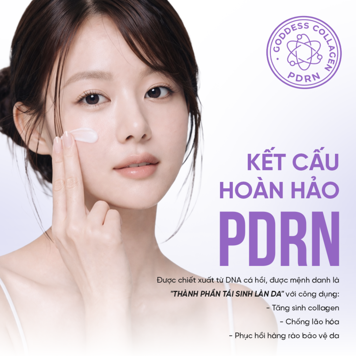 Kem Dưỡng Collagen PDRN Kwangdong Goddess Phục Hồi & Tái Tạo Da 100ml