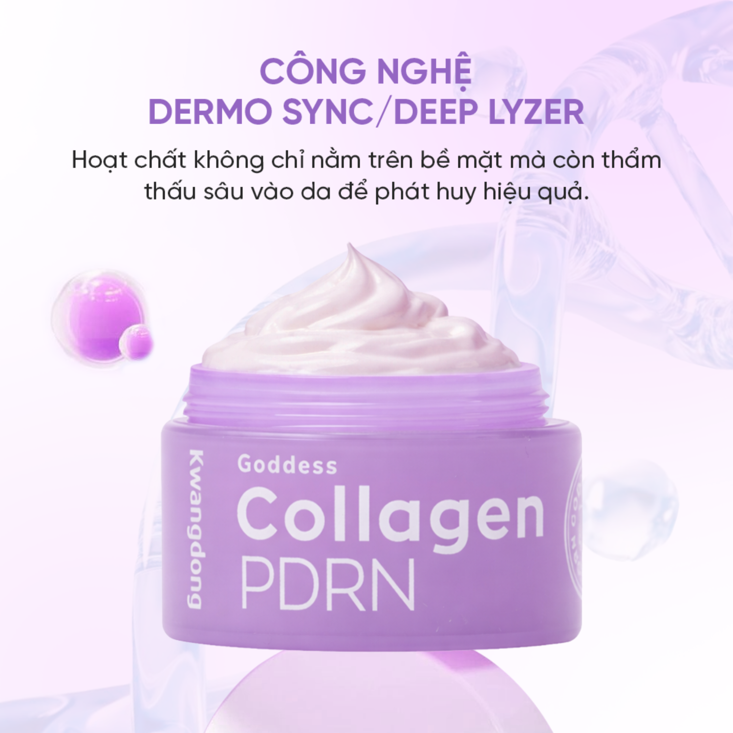 Kem Dưỡng Collagen PDRN Kwangdong Goddess Phục Hồi & Tái Tạo Da 100ml