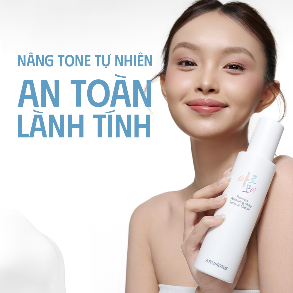 Kem Dưỡng Trắng Body Arumore Whitening Milky Tone-up Cream 200ML