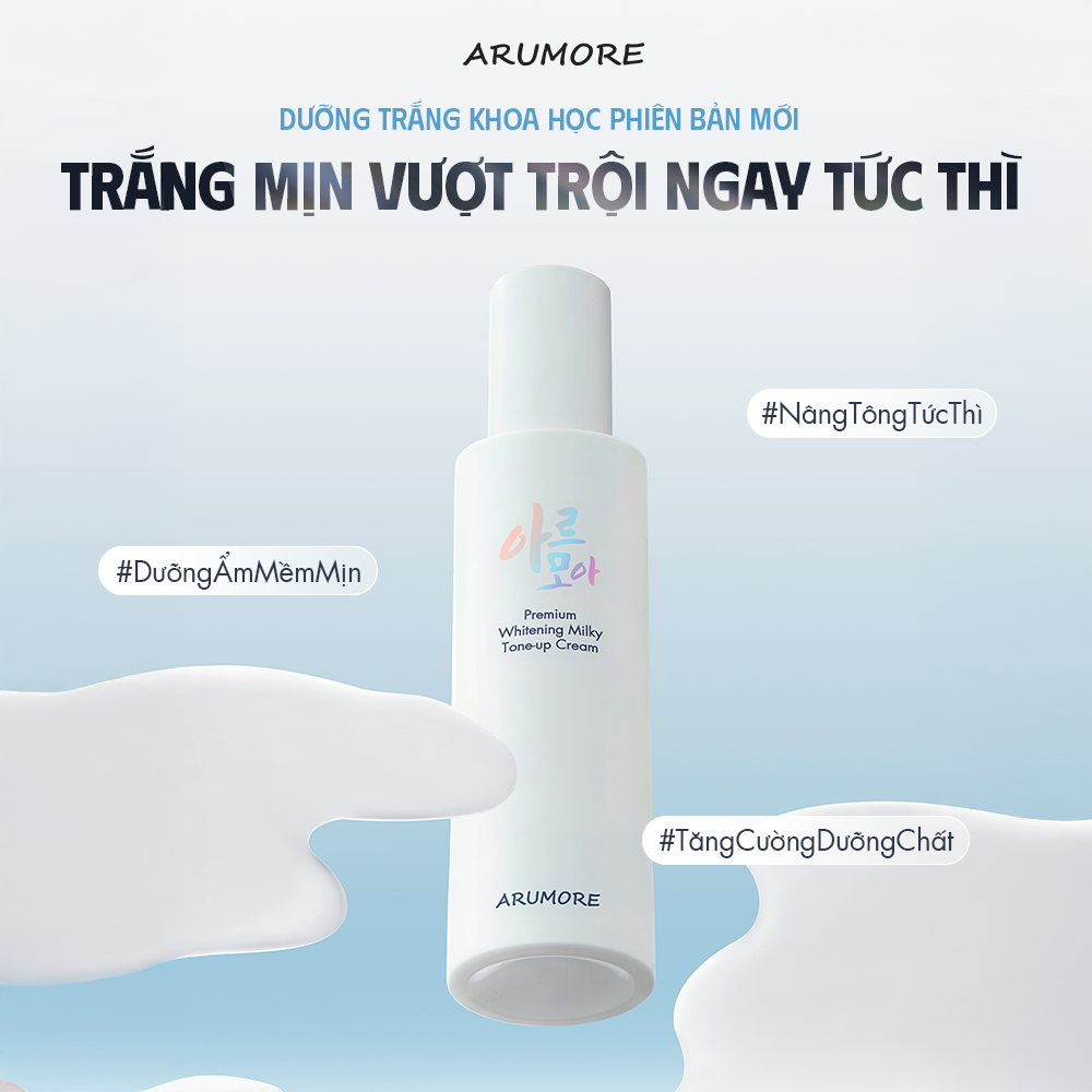 Kem Dưỡng Trắng Body Arumore Whitening Milky Tone-up Cream 200ML