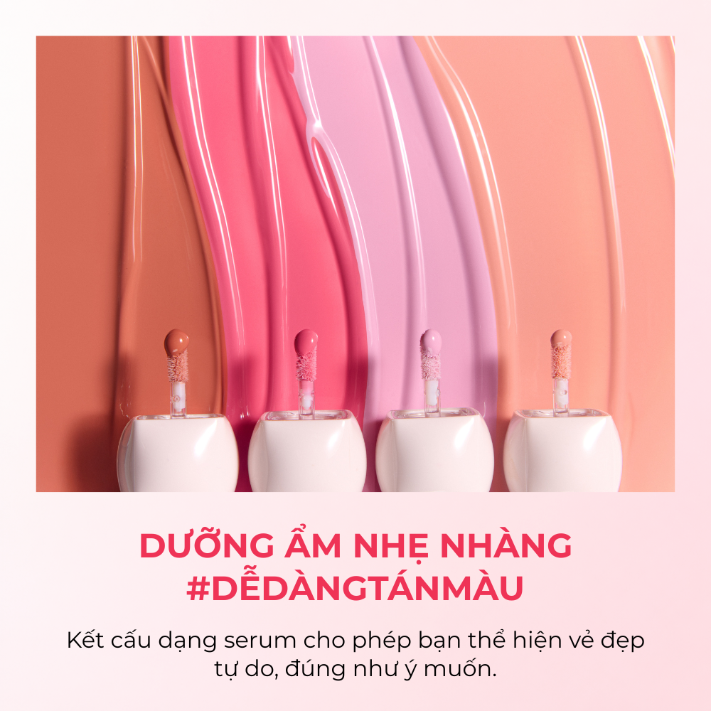 Má Hồng Kem Dạng Lỏng Blessed Moon Veil Melting Color Blush Dễ Tán Sắc Má Tự Nhiên Căng Bóng 3.8g