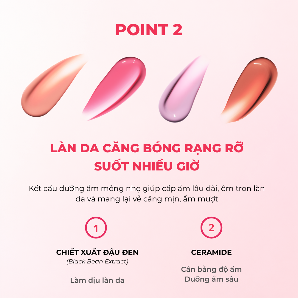Má Hồng Kem Dạng Lỏng Blessed Moon Veil Melting Color Blush Dễ Tán Sắc Má Tự Nhiên Căng Bóng 3.8g