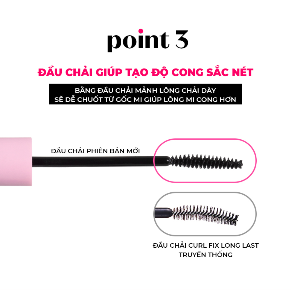 Mascara Chuốt Mi ETUDE Curl Fix Mascara