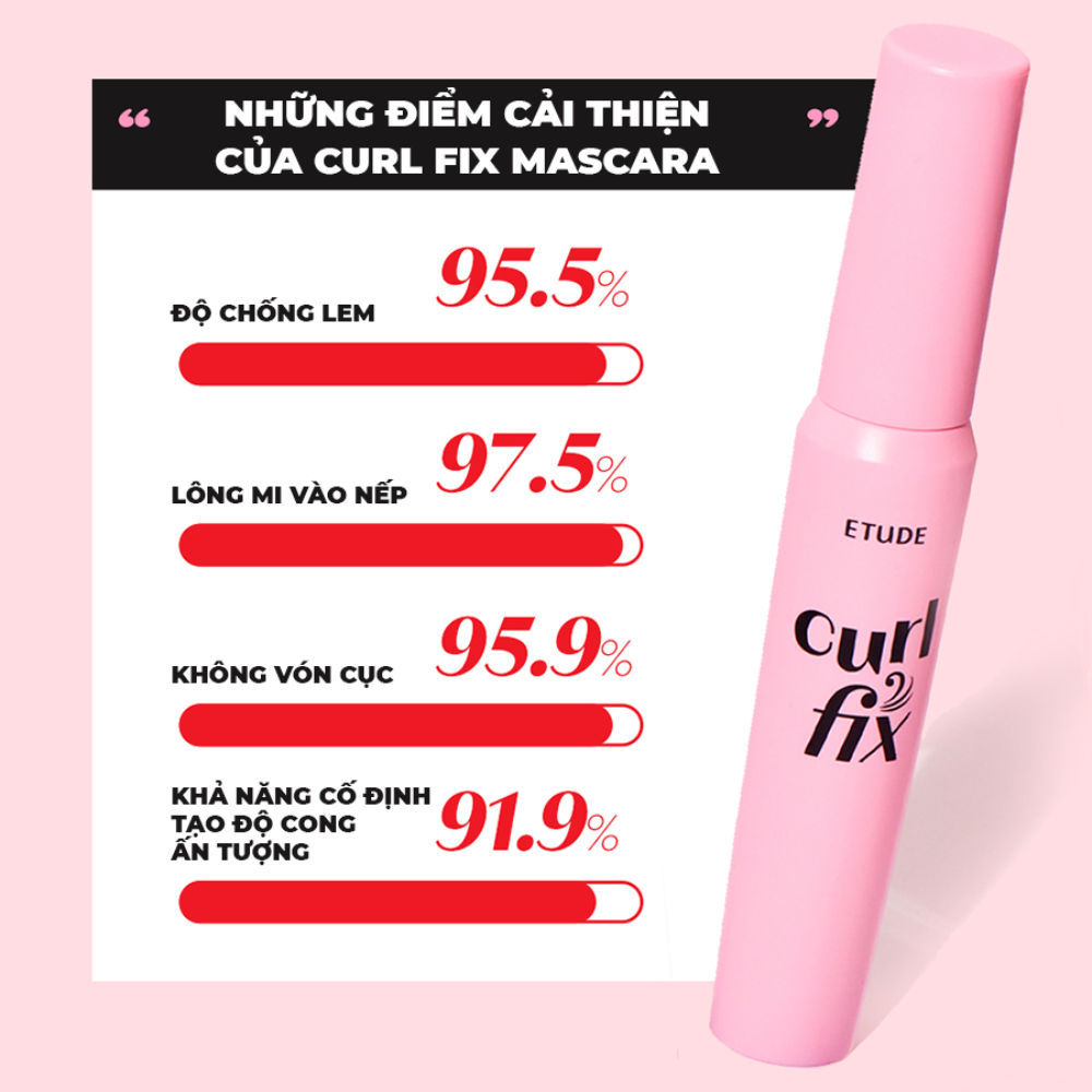 Mascara Chuốt Mi ETUDE Curl Fix Mascara