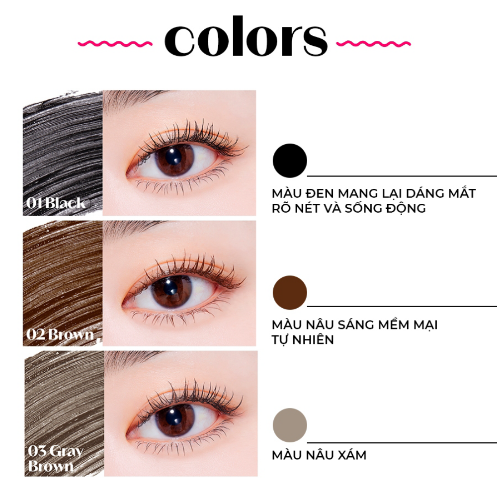 Mascara Chuốt Mi ETUDE Curl Fix Mascara