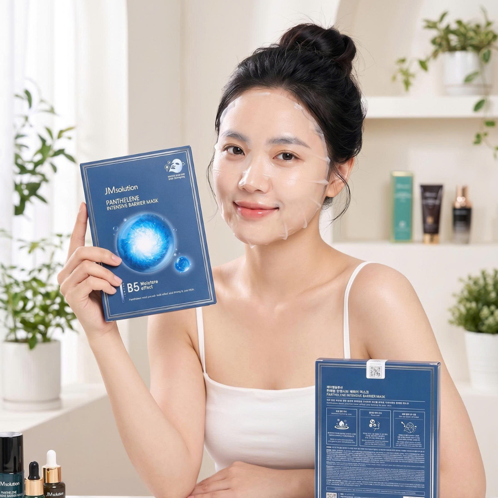 Mặt Nạ B5 JMsolution Panthelene Intensive Barrier Làm Dịu Da, Cấp Ẩm, Phục Hồi Da 30ml x 5
