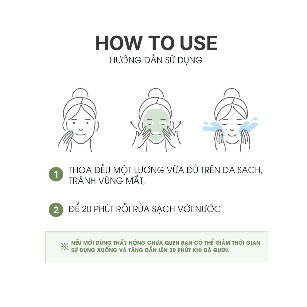 Mặt Nạ Ngải Cứu Graymelin Mugwort Heating Pack 100ml Làm Sạch Sâu, Thu Nhỏ Lỗ Chân Lông