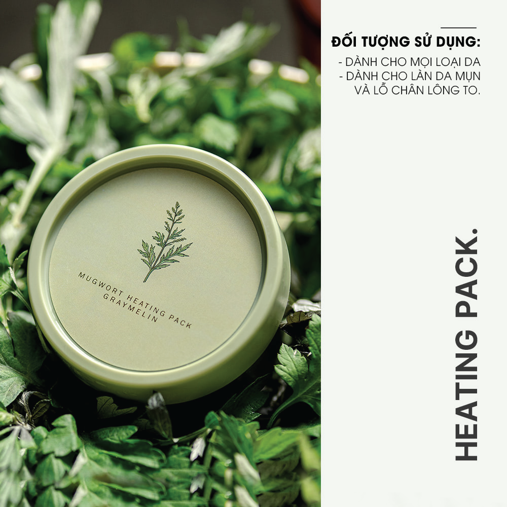 Mặt Nạ Ngải Cứu Graymelin Mugwort Heating Pack 100ml Làm Sạch Sâu, Thu Nhỏ Lỗ Chân Lông