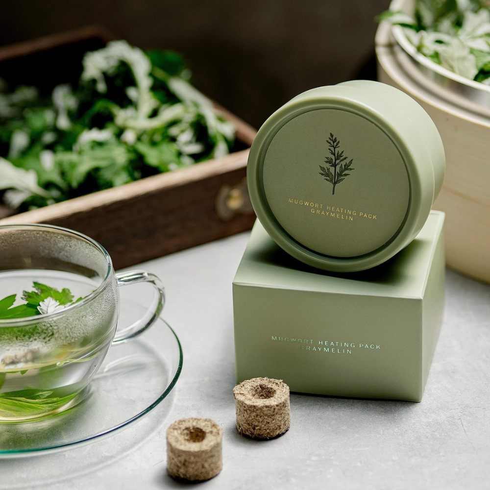 Mặt Nạ Ngải Cứu Graymelin Mugwort Heating Pack 100ml Làm Sạch Sâu, Thu Nhỏ Lỗ Chân Lông