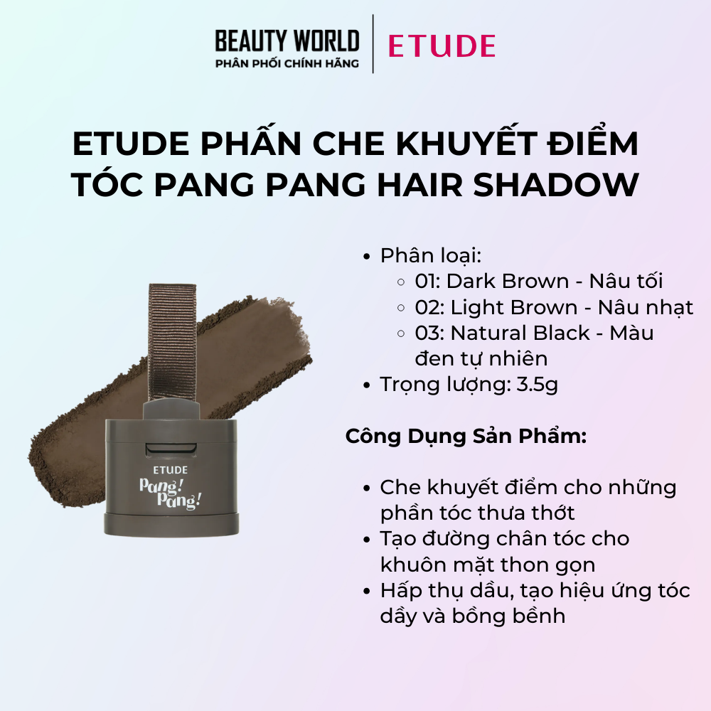 Phấn Che Khuyết Điểm Tóc ETUDE Pang Pang Hair Shadow