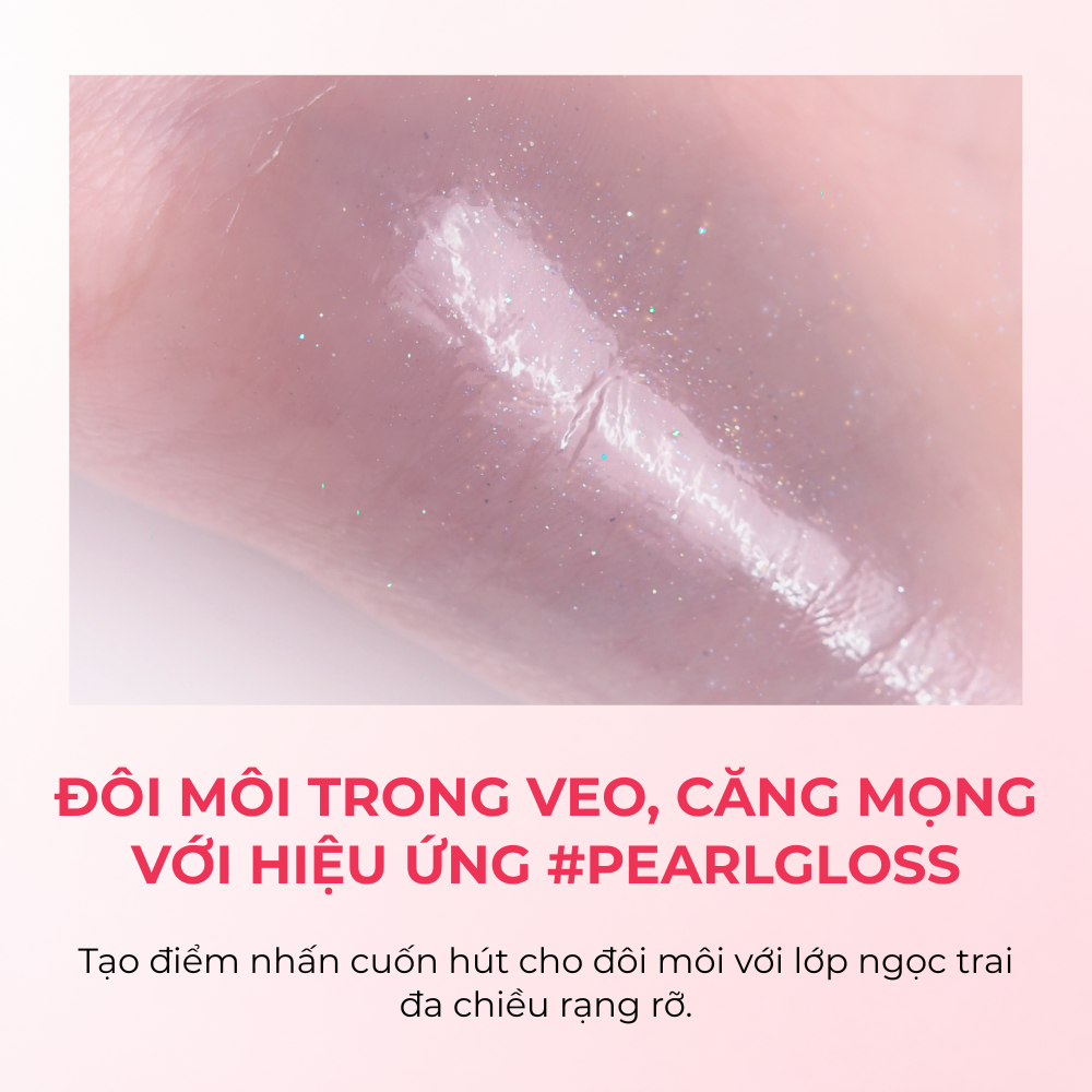 Son Bóng Blessed Moon Veil Mood Lip Gloss Hỗ Trợ Giữ Ẩm Giúp Môi Căng Mọng 3.8g