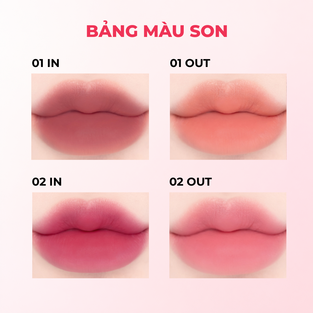 Son Thỏi Mịn Lì Blessed Moon I’M MUTE Lipstick Mịn Mờ Che Vân Môi Hỗ Trợ Làm Mềm Môi 3.4g