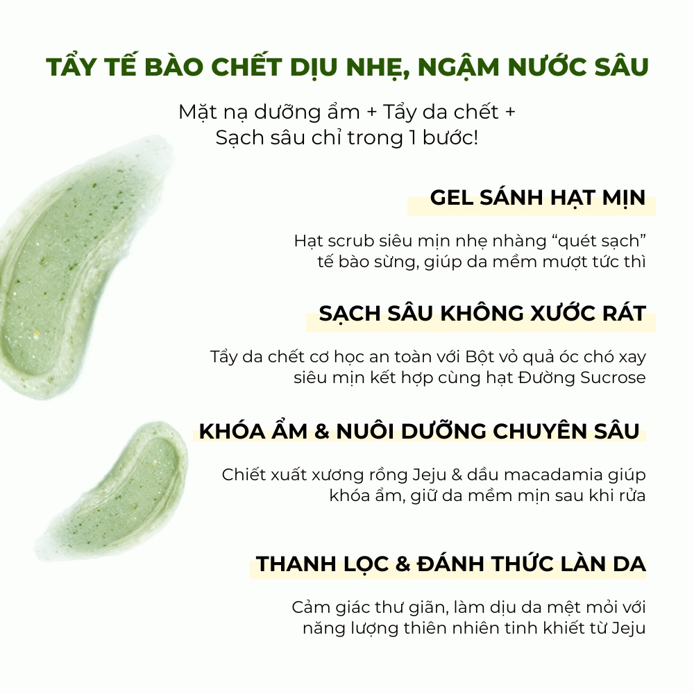 Tẩy Tế Bào Chết ARUMORE Jeju Scrub Mask 30G