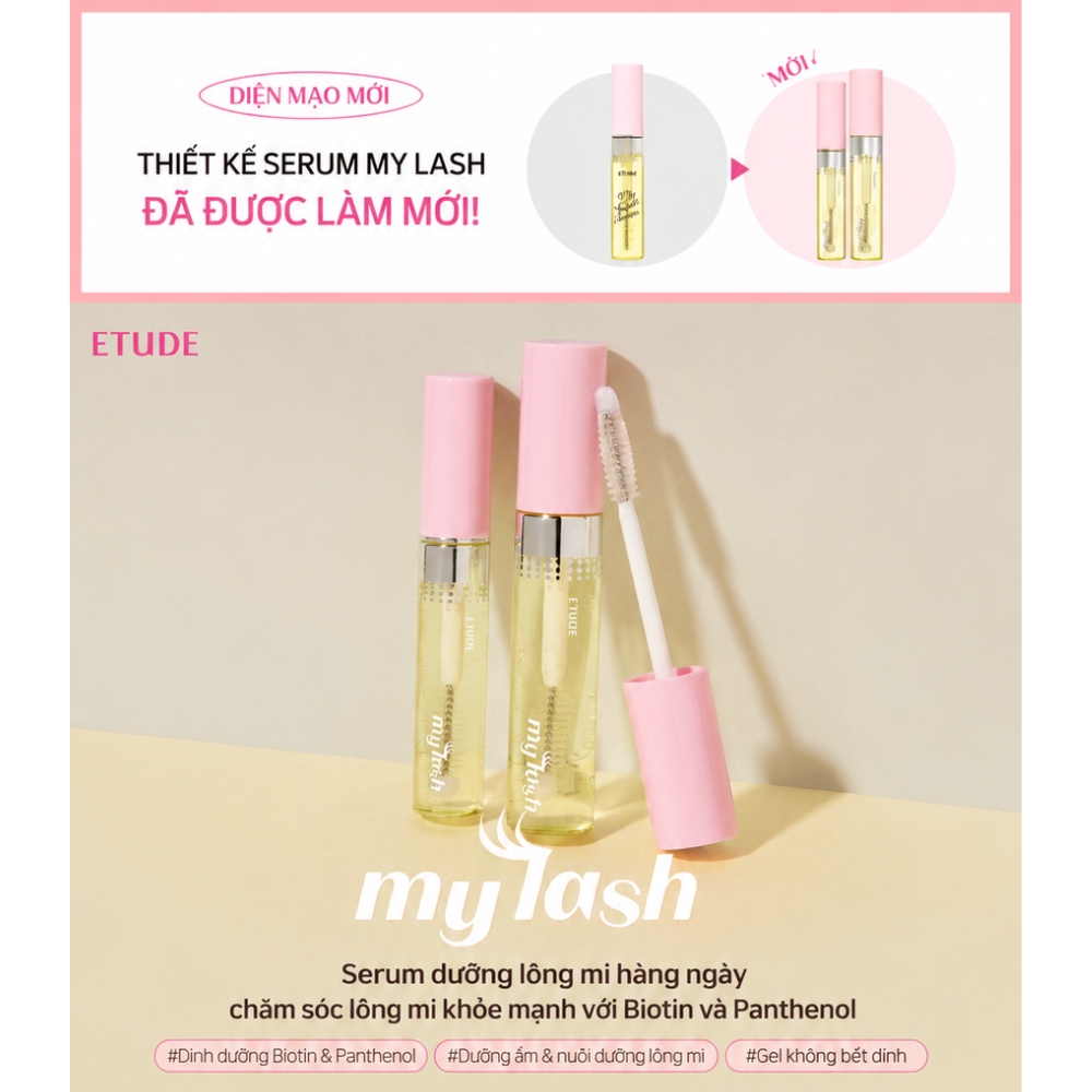 Tinh Chất Dưỡng Mi ETUDE MY LASH SERUM 9G/18G