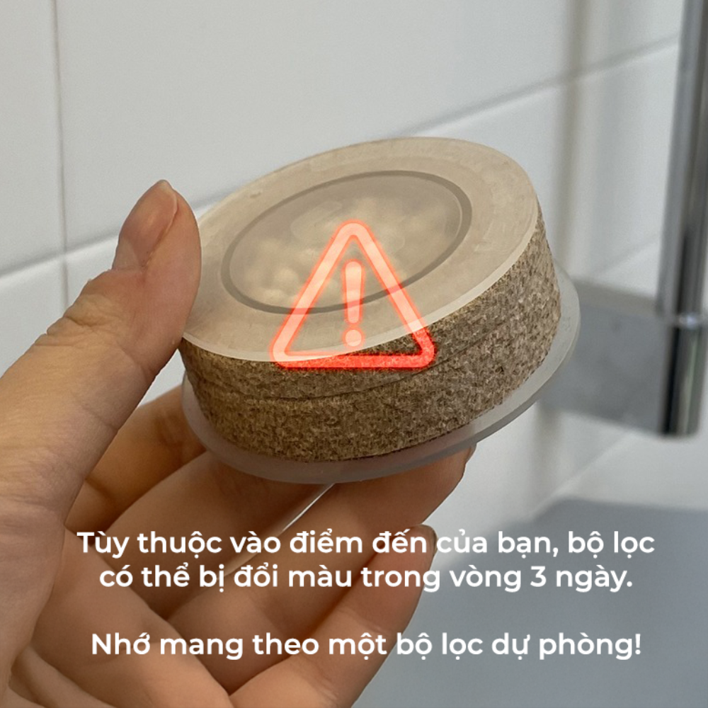 Túi 7 Lõi Lọc Thay Thế Vòi Sen Mini Du Lịch Atojet