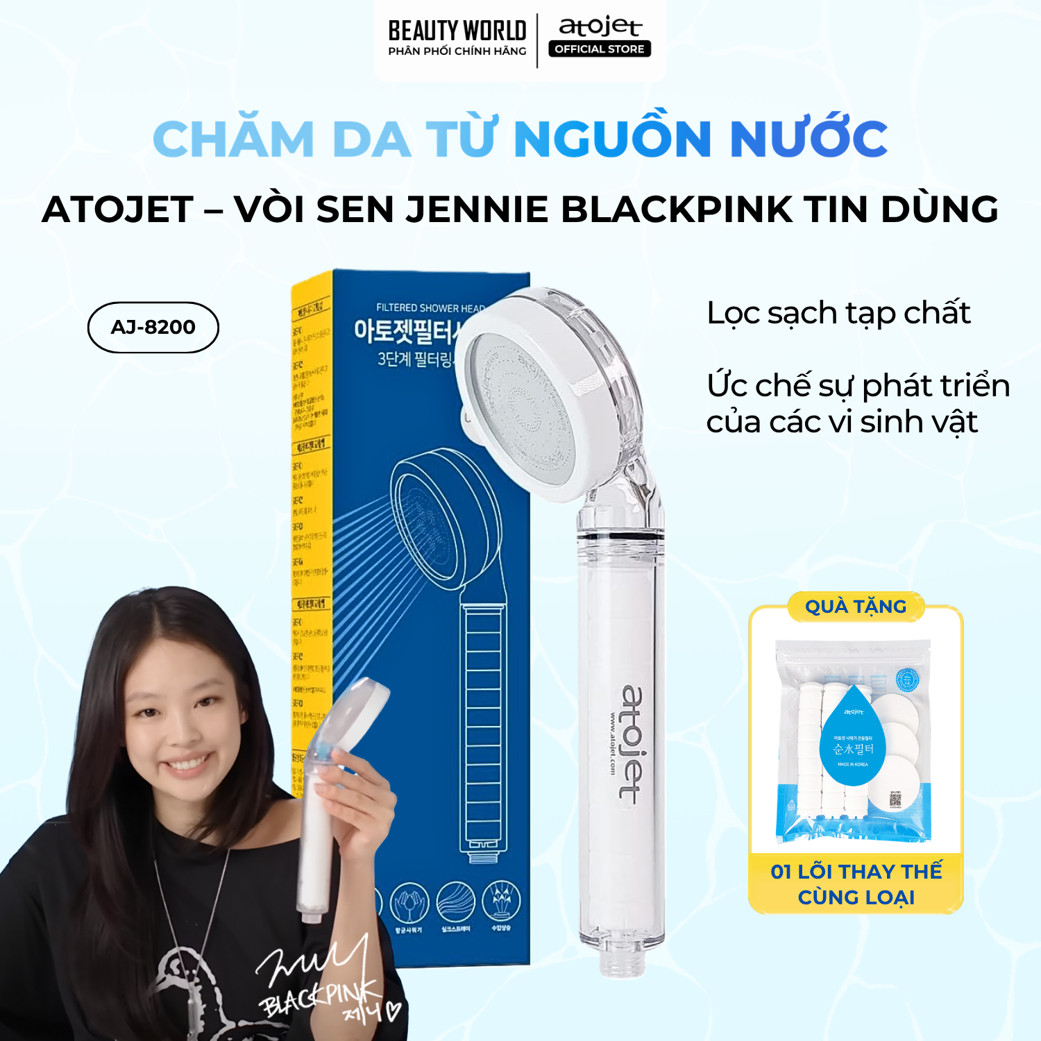 Vòi Sen Lọc Nước Atojet AJ-8200