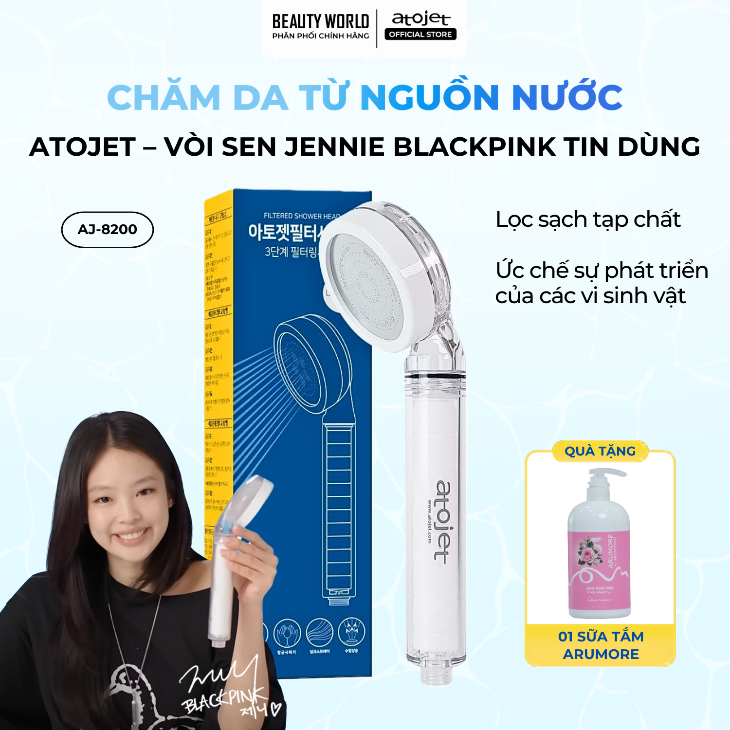 Vòi Sen Lọc Nước Atojet AJ-8200