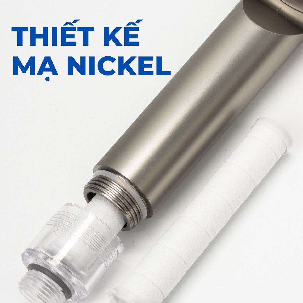 Vòi Sen Lọc Nước Cao Cấp Atojet JNE-300 Lọc Clo Khử Mùi Lọc Kim Loại Nặng Hỗ Trợ Bảo Vệ Da Tóc