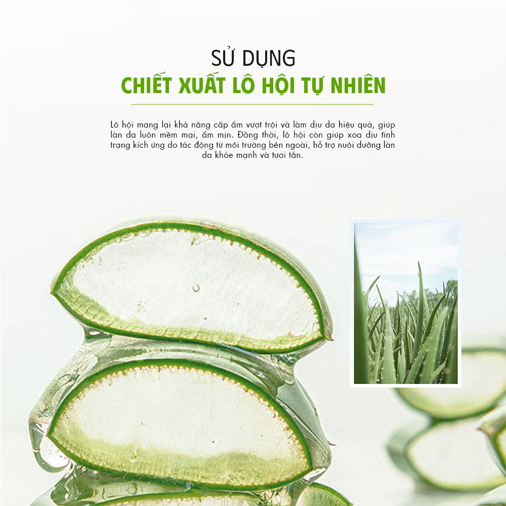 Xịt Khoáng Lô Hội Dưỡng Ẩm Và Làm Dịu Da ARUMORE ALOE VERA SOOTHING MIST 200ml