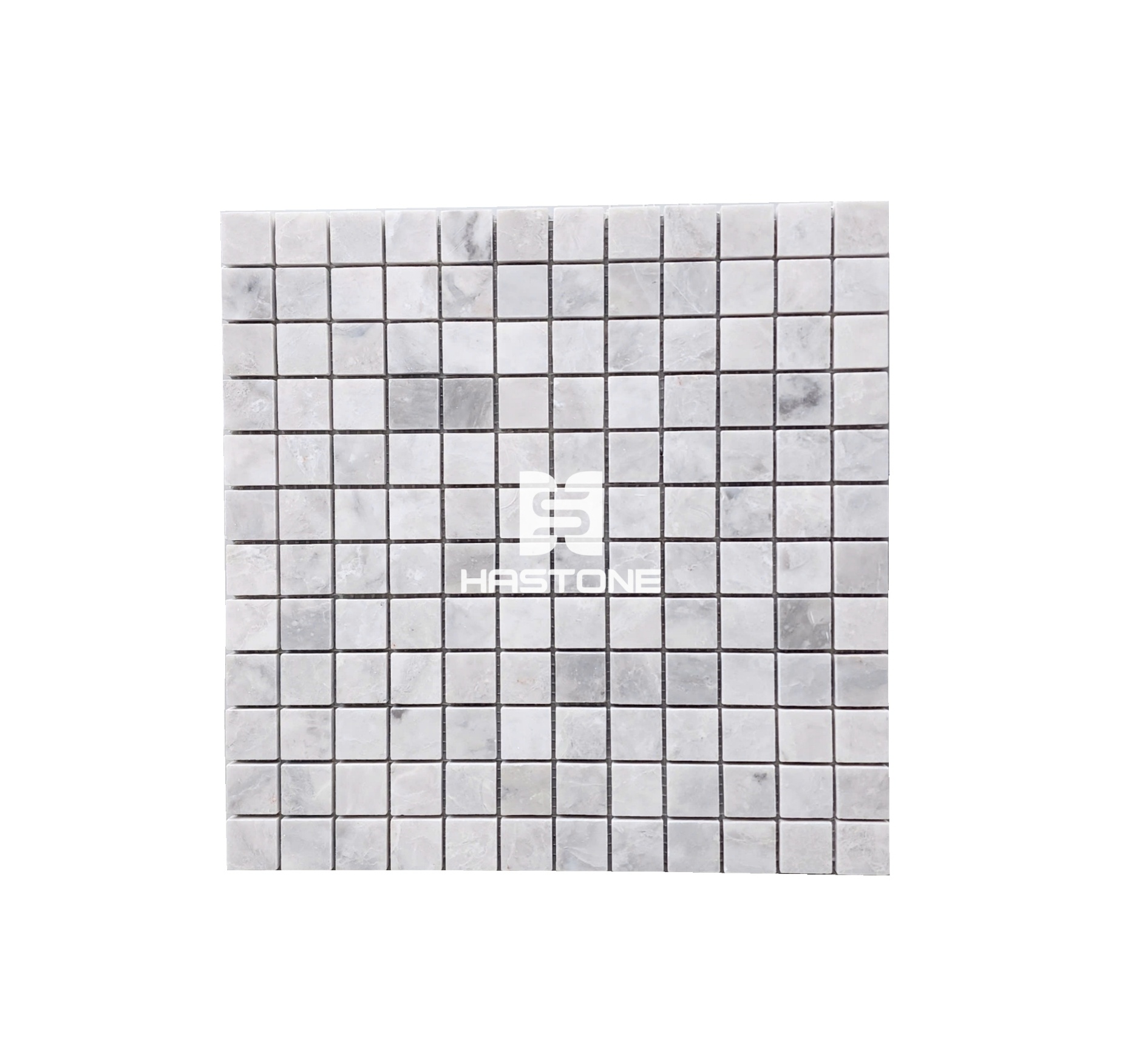 Đá Mosaic Vuông 23x23 Ghi Nhạt Honed