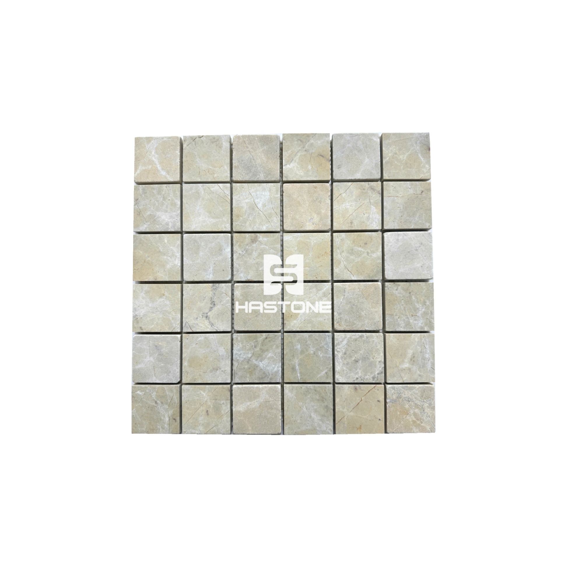 Đá Mosaic Vuông 48x48 Vàng Chanh Honed