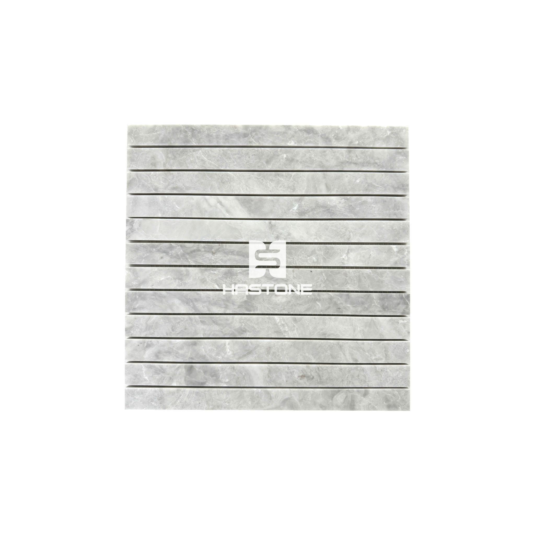 Đá Mosaic Thẻ 23x300 Ghi Nhạt Honed