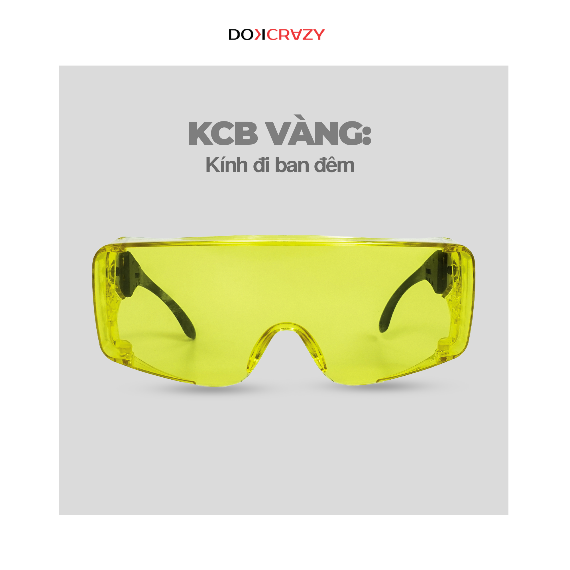DUST GOGGLES PLUS YELLOW