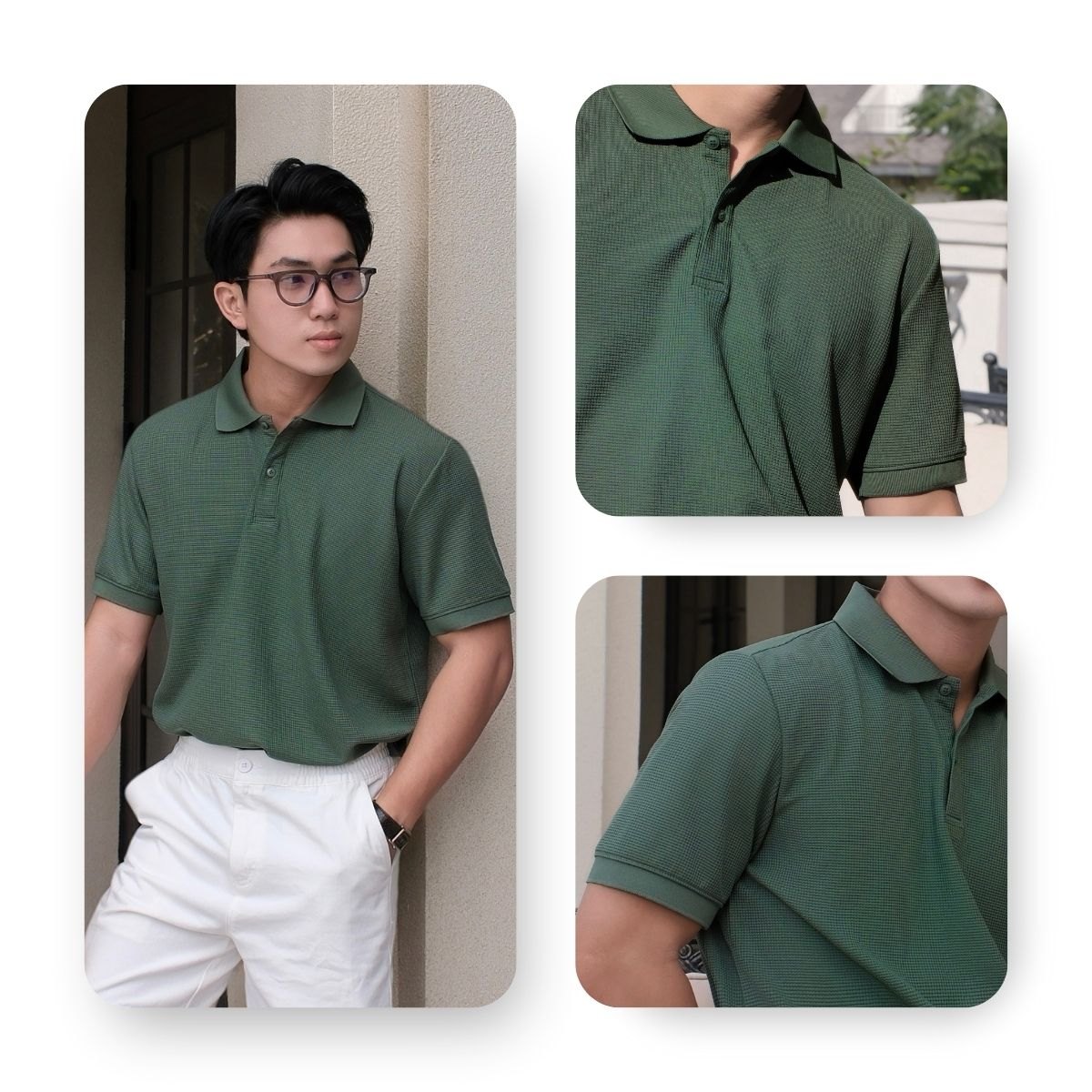ÁO THUN CỔ POLO 01HE1055