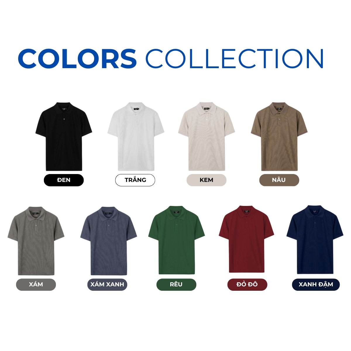 ÁO THUN CỔ POLO 01HE1055