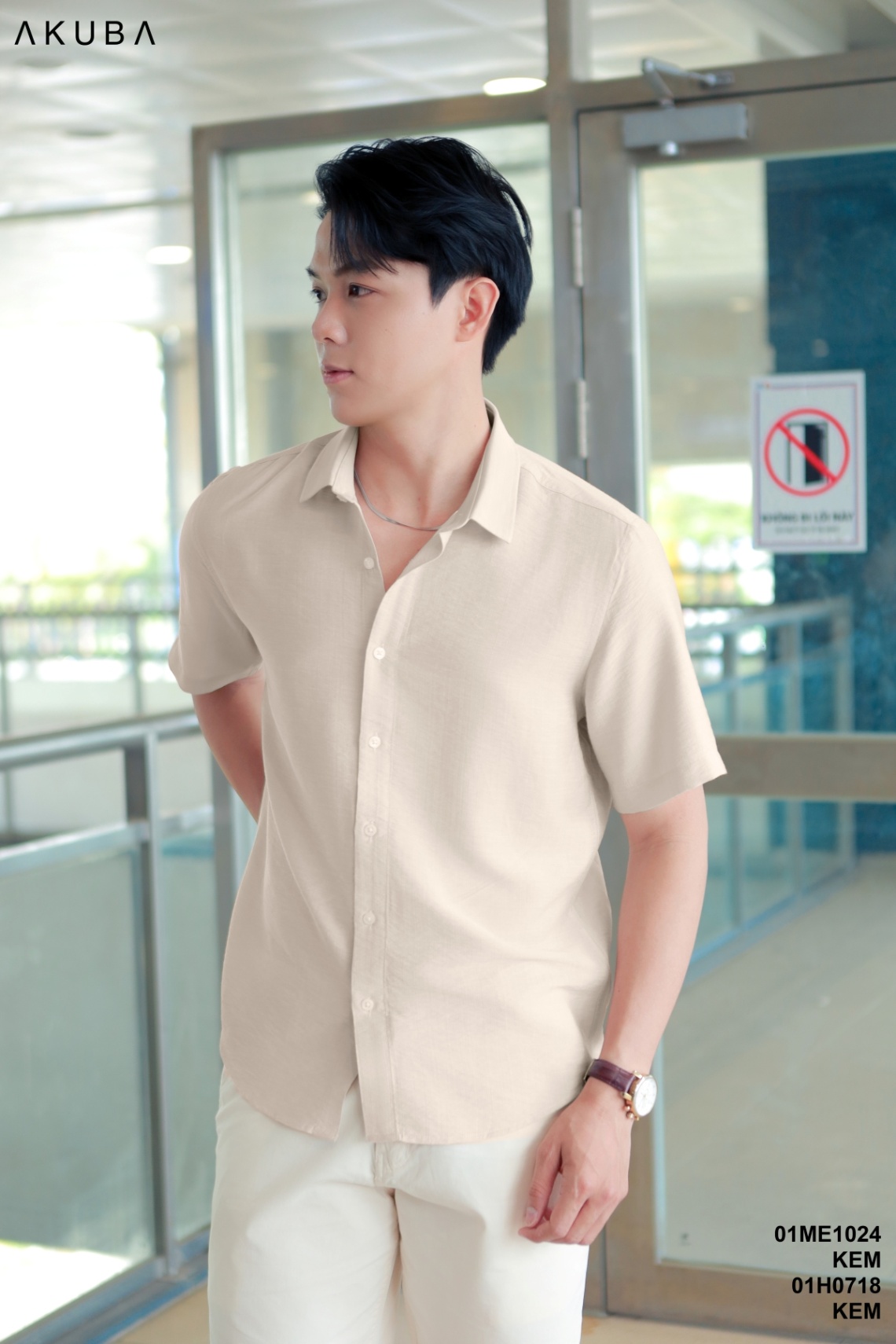 ÁO SƠ MI TAY NGẮN 01ME1024
