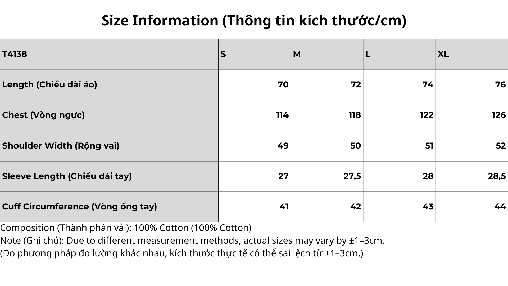 AO THUN TAY NGAN T4138(79-P48)