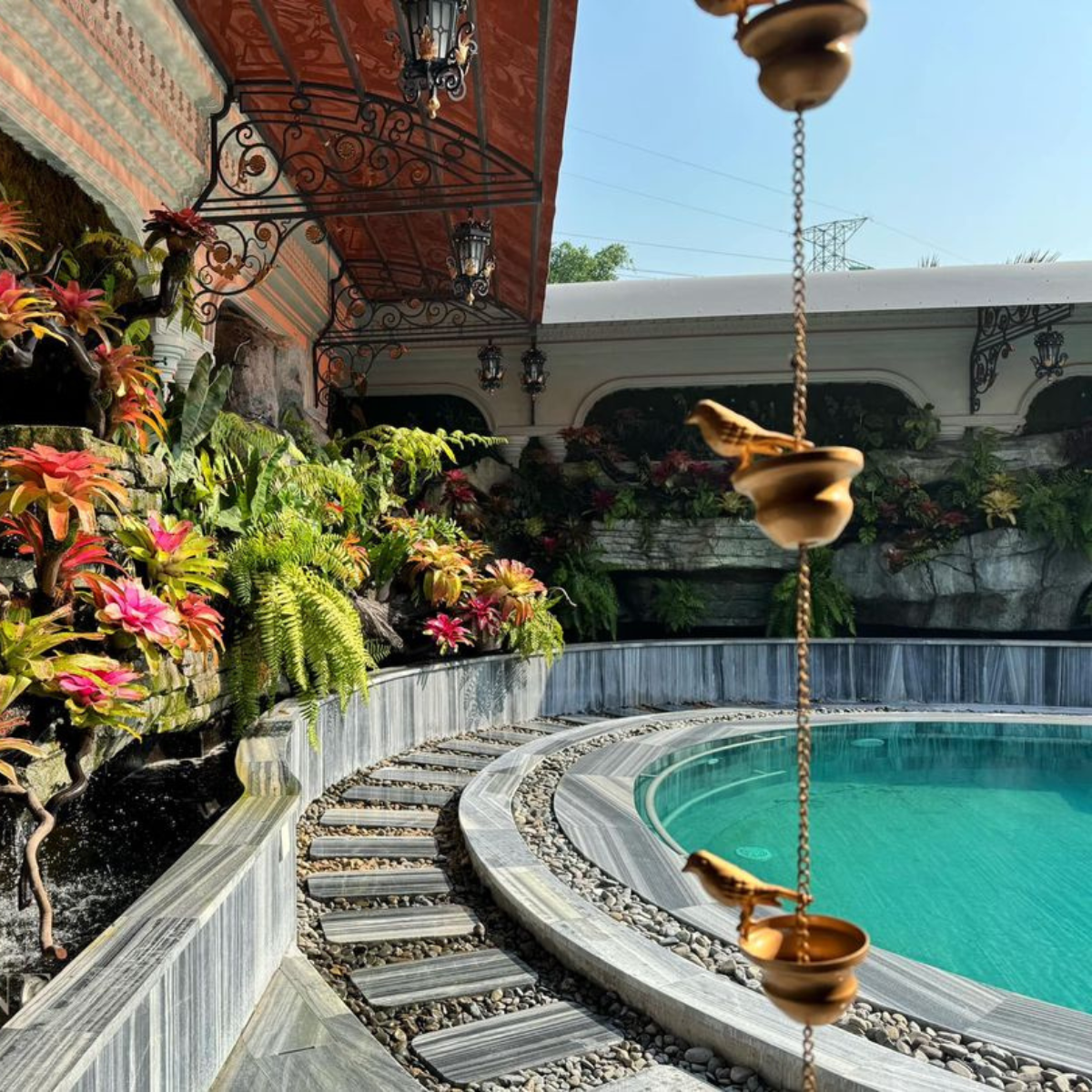 Vườn Nhiệt Đới Tropical cho Villa