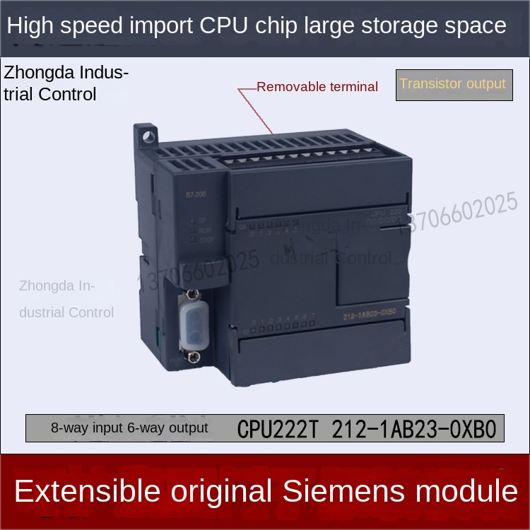 S7-200CN PLC Tương Thích S7-200 222t-212-1ba23-0xb0 14MT 8I 6O ...