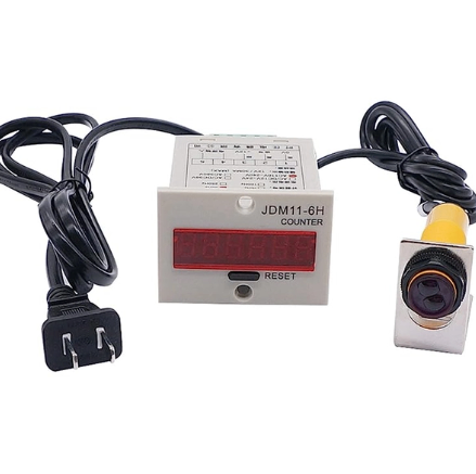 Bộ đếm sản phẩm JDM11-6H 220V / chính hãng BERM / counter có nguồn 12V cho cảm biến - K3H4