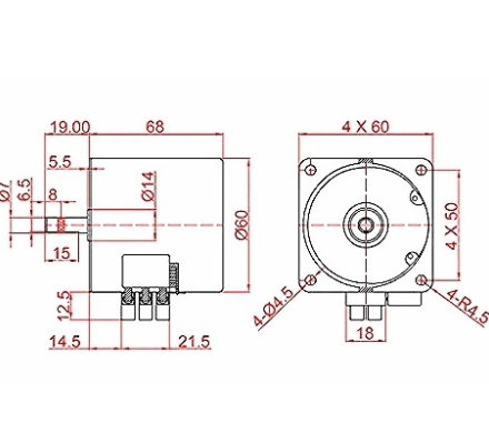 Động cơ giảm tốc 220V 28W 10RPM 68KTYZ