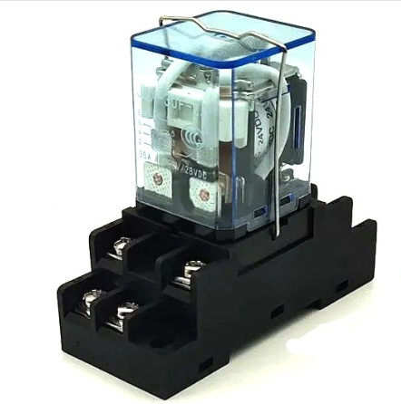 Rơ le trung gian JQX-30F 24VDC 30A / relay công suất cao kèm đế - K4H19
