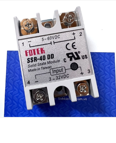 Rơ le bán dẫn DC-DC SSR 40DD 40A 5-60V / relay SSR - A9H14