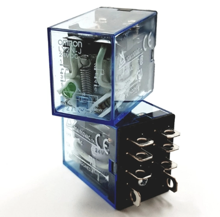 Rơ le trung gian LY2N-J 24VDC 10A / Chính Hãng Omron / relay 8 chân - B3H20