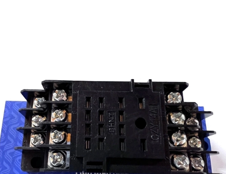 Đế rơ le trung gian 14 chân CZY14A / chính hãng Chint / cho relay JQX MY4N H3Y - D1H9
