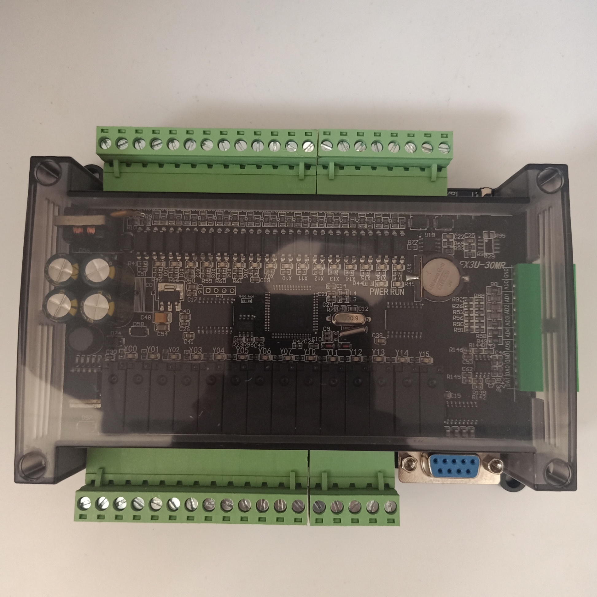 Board PLC Mitsubishi FX3U-30MR-6AD-2DA