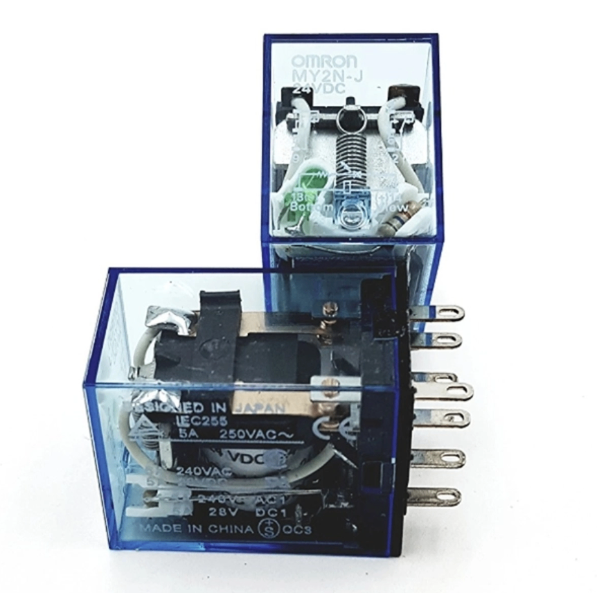 Rơ le trung gian MY2N-J 24VDC / Chính Hãng Omron / relay 8 chân - B2H13