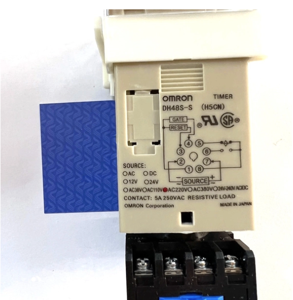 Rơ le thời gian DH48S-S-2Z 220V / chính hãng Omron / Relay thời gian luân phiên 2 cặp tiếp điểm