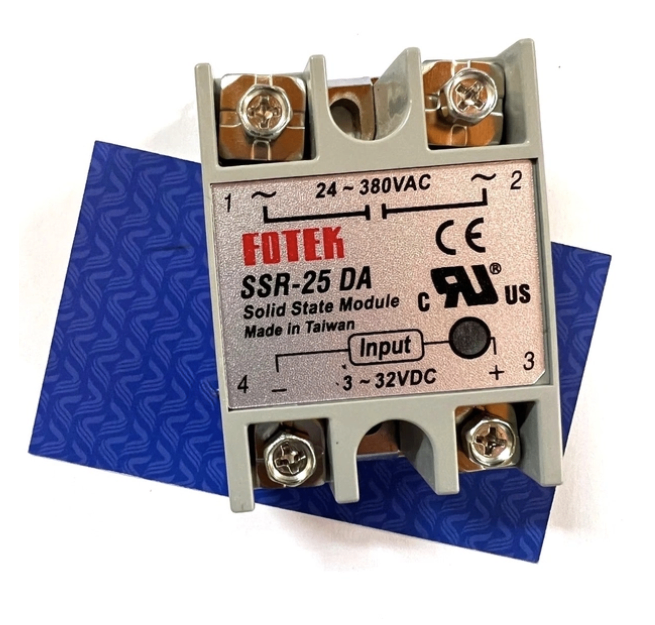 Rơ le bán dẫn DC-AC SSR-25DA SSR25DA 25A / relay ssr - A10H1