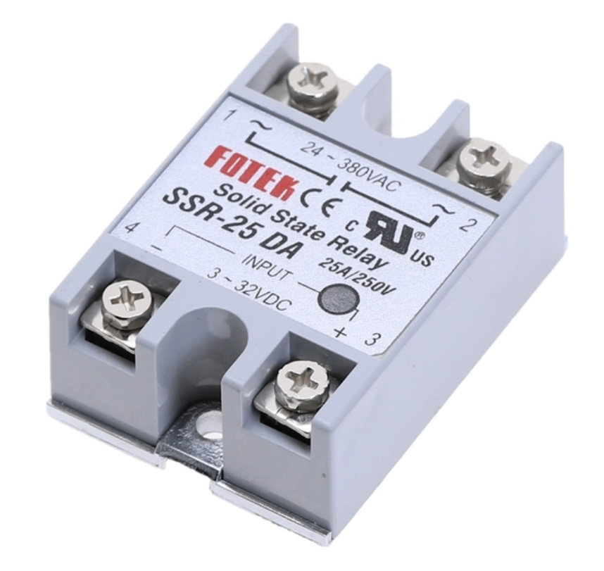 Rơ le bán dẫn DC-AC SSR-25DA SSR25DA 25A / relay ssr - A10H1