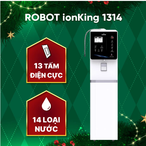 MÁY LỌC NƯỚC ION KIỀM - NÓNG THÔNG MINH – LẠNH IONKING 1314 – MỚI NHẤT NĂM 2023