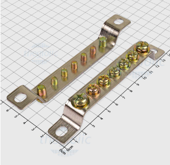 X5 Cầu Nối Đất 7 Cực 2x20mm Dài 141mm Vít M8 Và M6