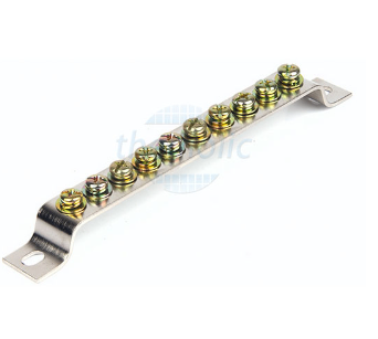 X5 Cầu Nối Đất 10 Cực 2.5x25mm Dài 223mm Vít M8