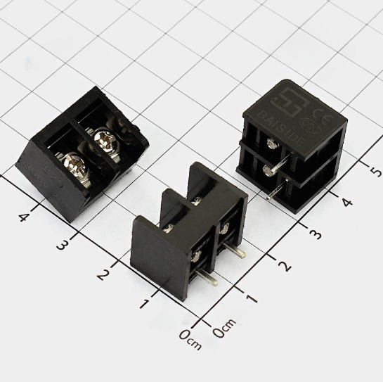 HB8.25-2 Terminal Khối Hàn PCB 2 Cực 20A 300V 8.25mm Hàn PCB