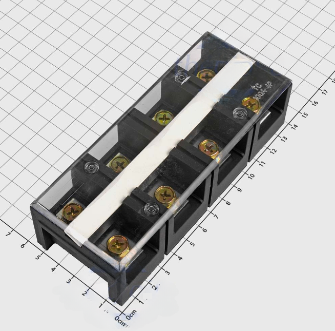 TC1004 Terminal Khối Tủ Điện 4 Cực 100A 600V Cỡ Dây 10-22mm2